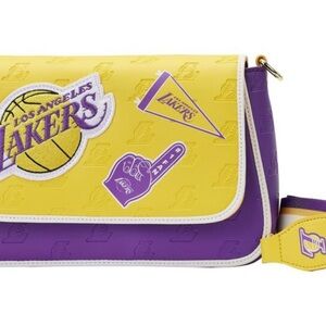 Loungefly Los Angeles Lakers patches crossbody